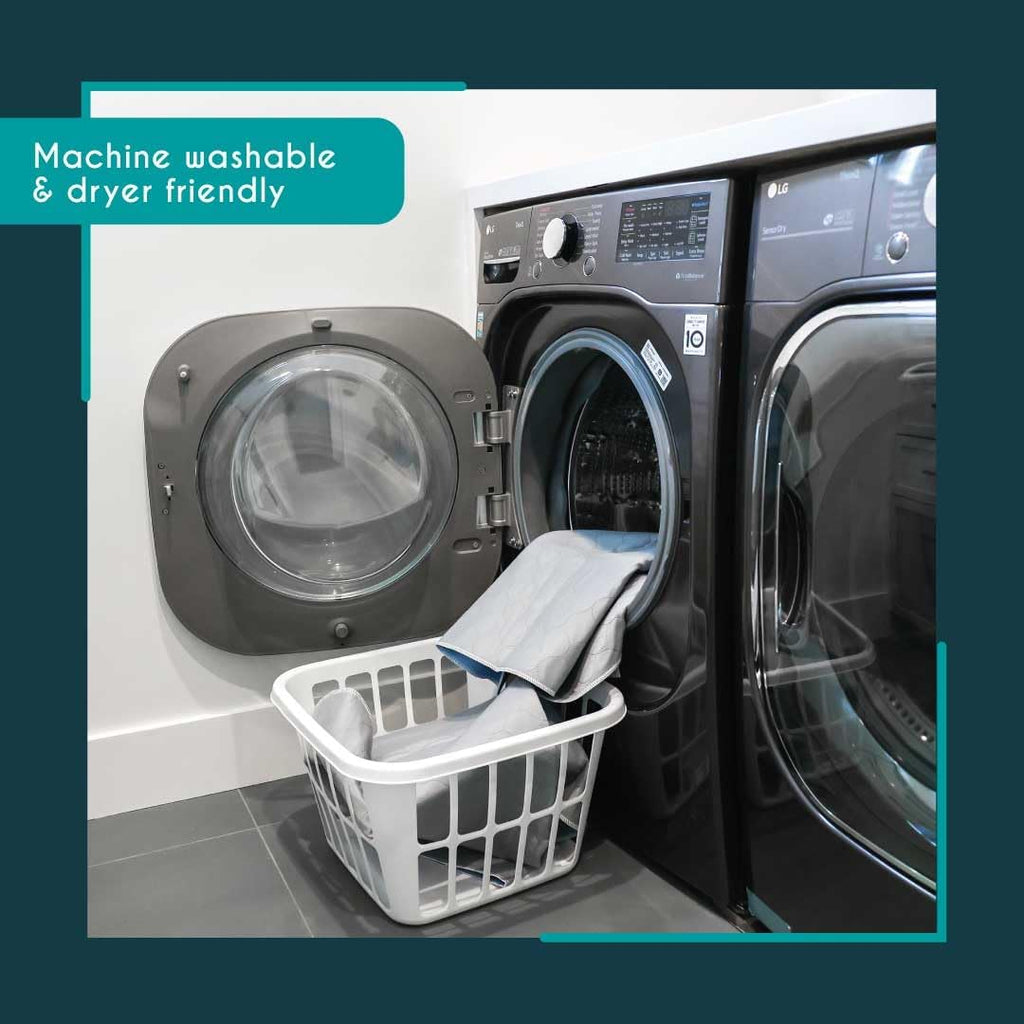 Premium Reusable Dog Pee Pads - Waterproof, 300 Wash Guarantee, 22" x 22" (Pack of 4) for Potty Training & Whelping