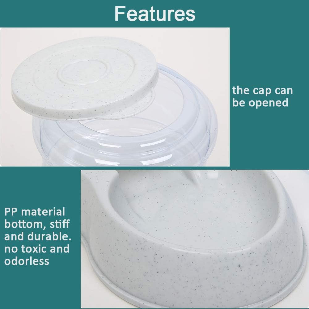 Automatic Cat Feeder - 1 Gallon Durable Food Dispenser for Cats and Small Dogs - Convenient Gravity Feed Pet Feeder for Happy Pets