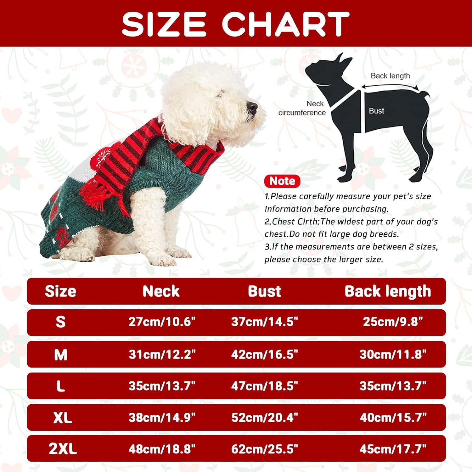 Adorable Cozy Snowman Dog Christmas Sweater - Soft Knitted Winter Jumpsuit for Pets of All Sizes!