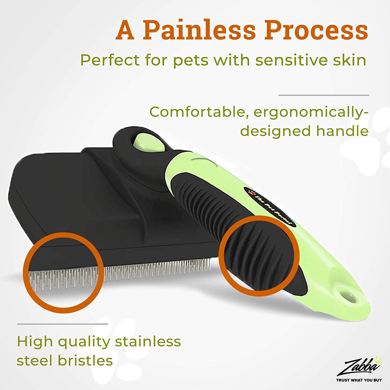 Effortless Self-Cleaning Slicker Brush for Long-Haired Dogs & Cats – Ideal for Medium to Large Pets!