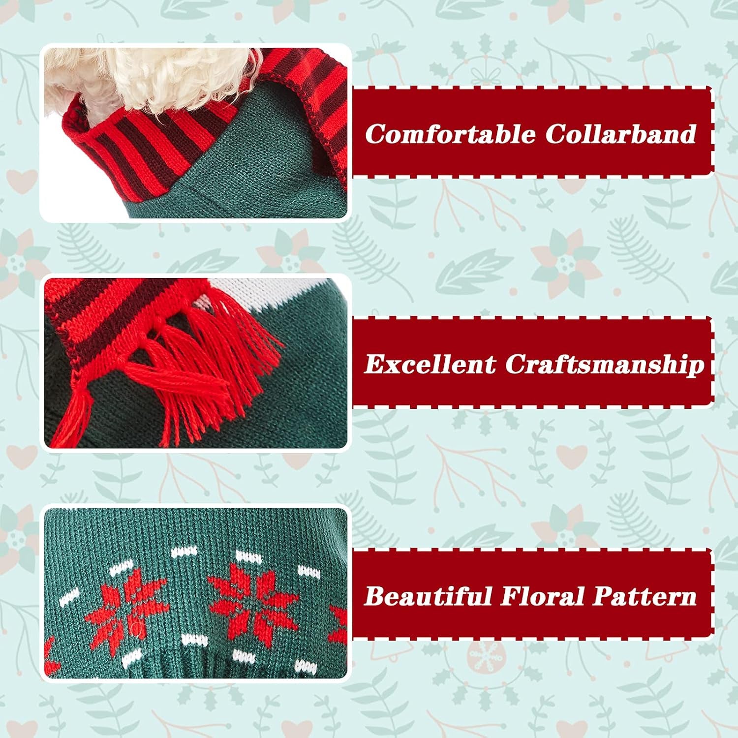 Adorable Cozy Snowman Dog Christmas Sweater - Soft Knitted Winter Jumpsuit for Pets of All Sizes!