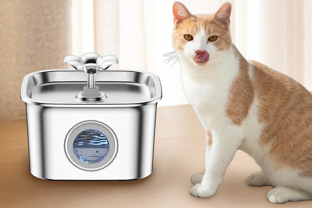 HEYBO Automatic Dog Dispenser Water Bowl Multiple Pets Water Fountain